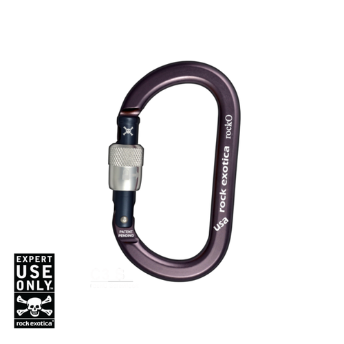 Rock Exotica RockSteel Auto-Lock Carabiner — Vertical Art Dance